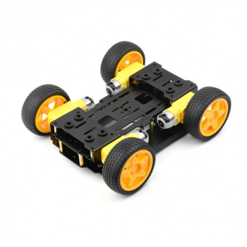 Kit de châssis de robot mobile intelligent Waveshare, châssis : avec amortisseur (roues normales) SW002A955-014